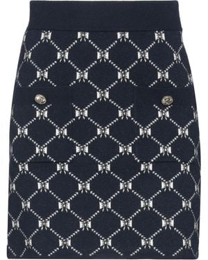 Maje Mini Skirt - Blue