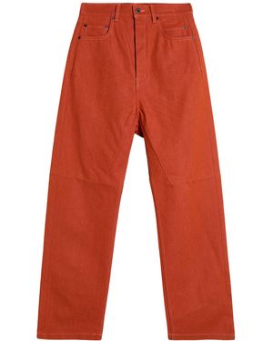 Rick Owens Pantaloni Jeans - Arancione
