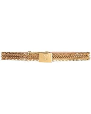 Tom Ford Belt Cow Leather, Brass - White