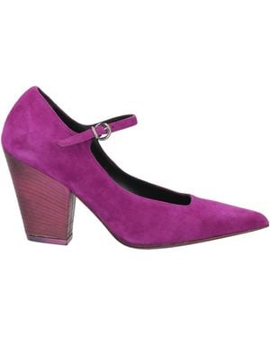 NCUB Mauve Pumps Leather - Purple