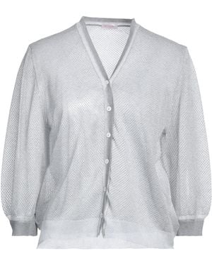 Rossopuro Cardigan Polyester, Viscose, Metallic Fiber, Polyamide, Cotton - Gray