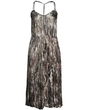 Trussardi Midi Dress - Metallic