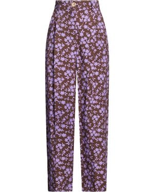 ViCOLO Trousers Viscose, Linen - Red