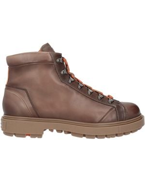 Santoni Botines De Caña Alta - Marrón