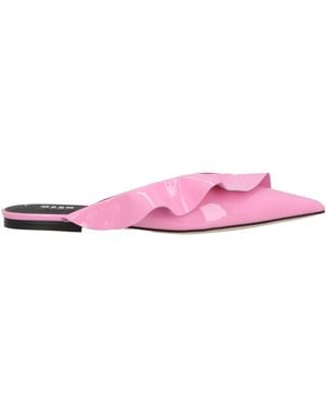 MSGM Mules & Clogs Leather - Pink