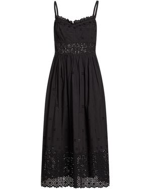 Ulla Johnson Midi Dress Cotton - Black