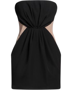 MONIQUE GARÇONNE Mini Dress Polyester, Elastane - Black