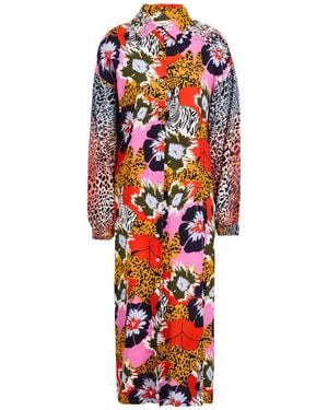 CONNOR & BLAKE Midi Dress Viscose - White