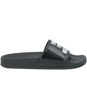 Moschino Sandals Pvc - Black