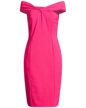 D.exterior Midi Dress Polyester, Elastane - Pink
