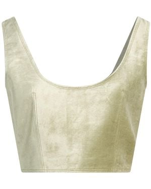 forte_forte Top Cotton, Viscose, Elastane - White