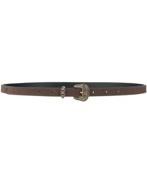 Replay Belt Cow Leather - White