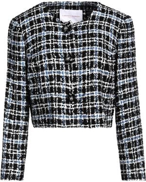 Carolina Herrera Jacket Rayon, Acetate, Nylon, Metal - Black