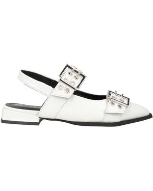 Divine Follie Ballet Flats Synthetic Material - White