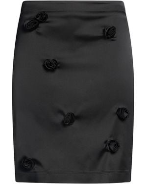Sportmax Mini Skirt Acetate, Polyamide, Elastane - Black