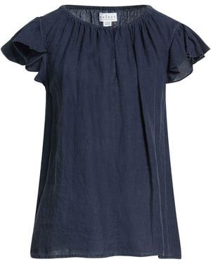 Velvet By Graham & Spencer Top Linen - Blue
