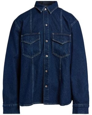 Nanushka Denim Outerwear Cotton - Blue