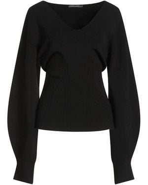 Alberta Ferretti Sweater Viscose, Polyamide - Black