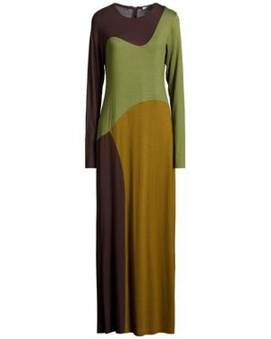 Maliparmi Maxi Dress Viscose, Elastane - Green
