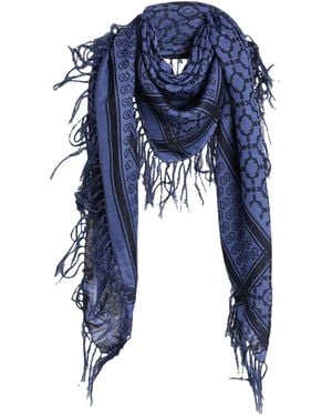 Ferragamo Scarf Cotton, Cashmere - Blue