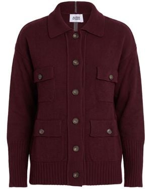 Alpha Studio Cardigan Wool - Red