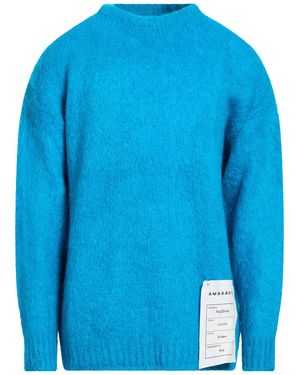 Amaranto Sweater Mohair Wool, Acrylic, Polyamide, Elastane - Blue