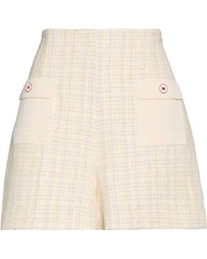 Sandro Light Shorts & Bermuda Shorts Cotton, Polyester, Elastane, Polyamide - Natural