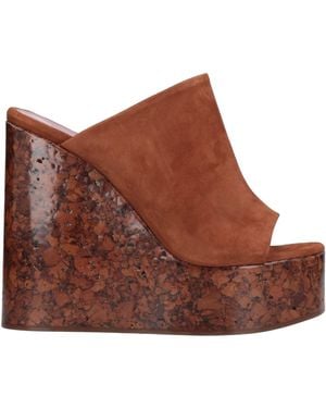 HAUS OF HONEY Mules & Clogs - Brown
