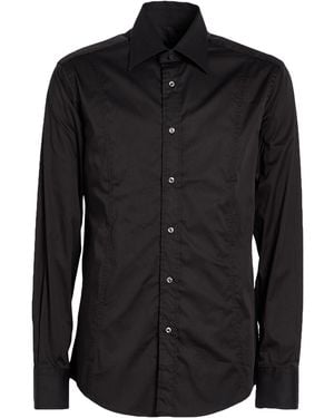 Brian Dales Shirt Cotton, Polyamide, Elastane - Black