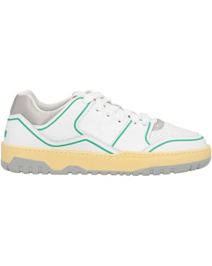 MSGM Trainers Leather, Textile Fibres - Blue