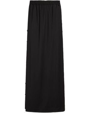 Isabel Benenato Maxi-Rock - Schwarz