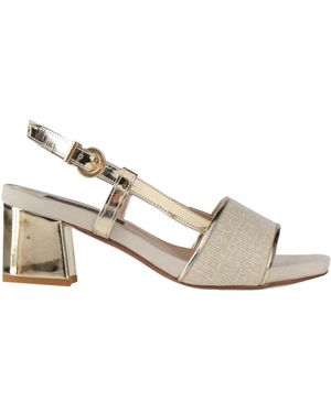 BACTA DE TOI Sandals Leather, Textile Fibers - Natural