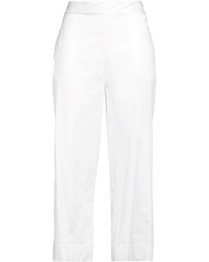 Alpha Studio Trousers Cotton, Elastane - White