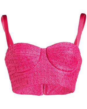 Elisabetta Franchi Fuchsia Top Polyamide - Pink