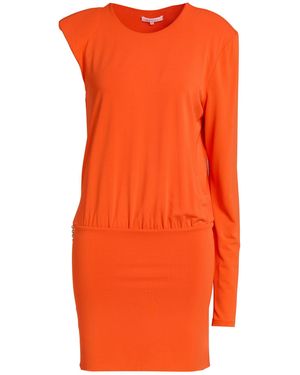 Patrizia Pepe Mini Dress Acetate, Polyamide, Elastane - Orange