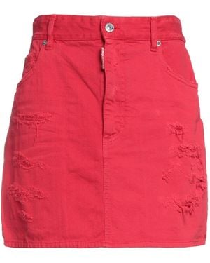 DSquared² Denim Skirt - Red