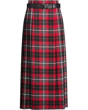 Dior Maxi Skirt Virgin Wool - Red