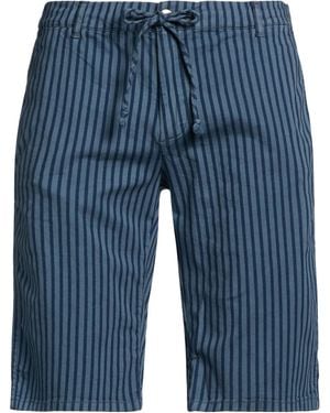 Daniele Alessandrini Shorts & Bermuda Shorts Cotton, Elastane - Blue