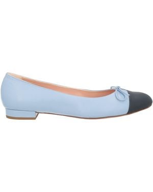THERESA Ballet Flats Leather - Blue