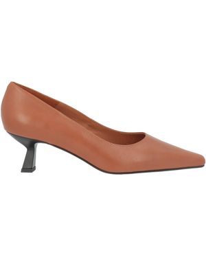 Ángel Alarcón Pumps Leather - Brown