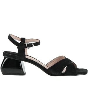 CafeNoir Sandals Leather - Black