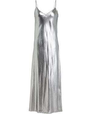 Pink Memories Midi Dress Viscose, Elastane - White
