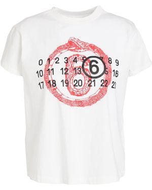 MM6 by Maison Margiela T-Shirt Cotton - White