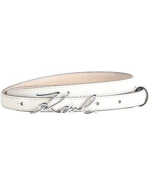 KARL LAGERFELD Belt - White
