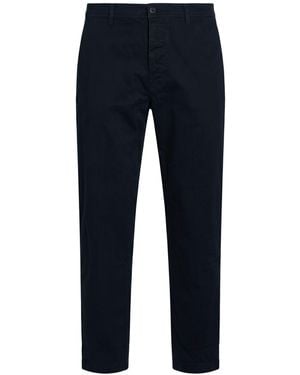 Brian Dales Midnight Trousers Cotton, Elastane - Blue