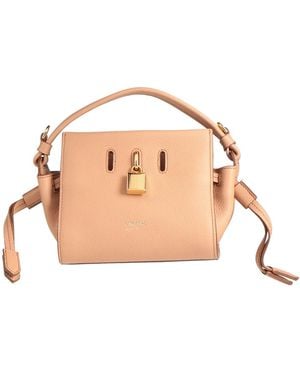 Tom Ford Tan Handbag Calfskin, Brass - Pink