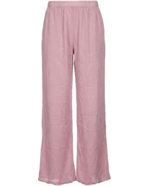 European Culture Trousers Cotton, Elastane - Pink