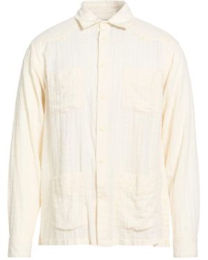 Nudie Jeans Ivory Shirt Cotton - White