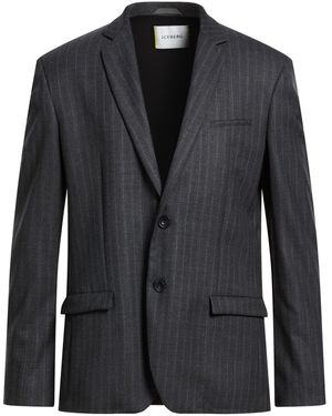 Iceberg Blazer Wool, Silk - Black