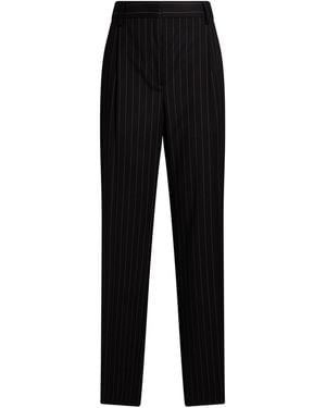 Lardini Trousers Polyester, Viscose, Elastane - Black